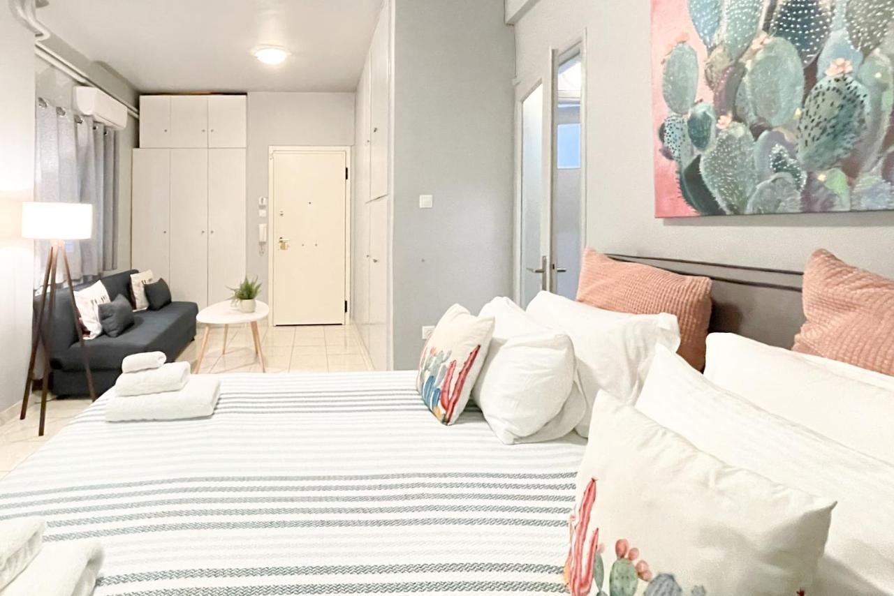 Cute 1Br Apt With Balcony In The Heart Of The City Athens Ngoại thất bức ảnh