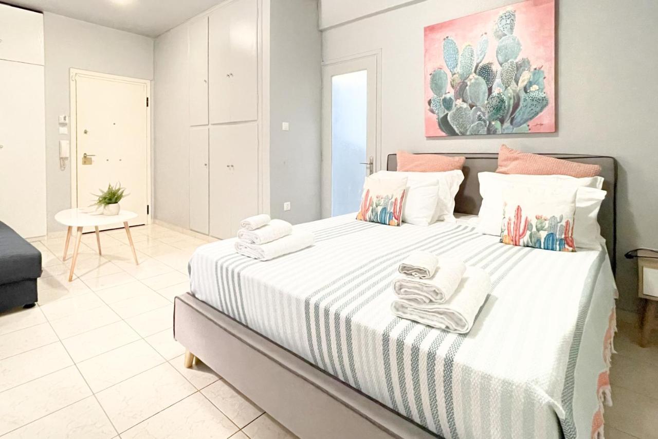 Cute 1Br Apt With Balcony In The Heart Of The City Athens Ngoại thất bức ảnh